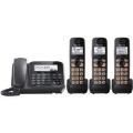 Panasonic KX-TG4773B 1 Corded, 3 Cordless Handsets 110-220 volts