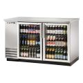 True TRTBB-2GS Back Bar Cooler with LED Lighting 220-240 Volts