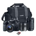 Canon EOS Rebel 70D Camera Bundle with 18-55 STM Lens, 55-250 STM Lens, Camera Bag, and 32GB SD Card (110 Volts Only for USA)
