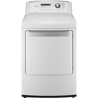 LG DLE4970W 7.3 cu. ft. Electric Dryer, Sensor Dry System, Wrinkle Care Option FACTORY REFURBISHED (FOR USA)