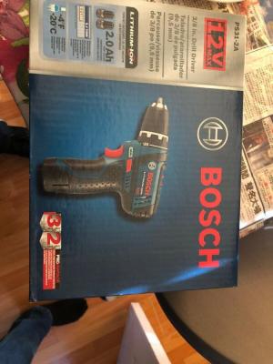 Bosch PS312A220 220V 12V Max Lithium Ion 3/8 Inch Drill/Driver