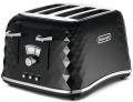 DeLonghi DECTJ4003.BK 4-Slice Capacity Toaster 220-240 Hz/ 50-60 Hz