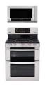 LG LDG3035ST / LMHM2017ST Gas Oven Range & Over the Range Set FACTORY REFURBISHED (FOR USA)