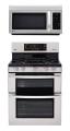 LG LDG3035ST / LMV1813ST Gas Oven Range & Over the Range Set FACTORY REFURBISHED (FOR USA )