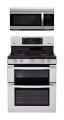 LG LDG3035ST, LMV1683ST Gas Oven Range & Over the Range Microwave Set FACTORY REFURBISHED (FOR USA )