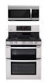 LG LDG3036ST, LMV1683ST Oven Range & Over the Range Microwave Set FACTORY REFURBISHED (FOR USA )