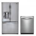 LG LFX29945ST, LDF7551ST Door-in-Door Refrigerator & Dishwasher Set FACTORY REFURBISHED (ONLY FOR USA)