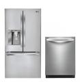 LG LFX31925ST, LDF7551ST French Door Refrigerator & Dishwasher Set FACTORY REFURBISHED (FOR USA )