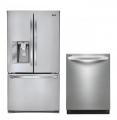 LG LFX31945ST, LDF7551ST Door-in-Door Refrigerator & Dishwasher Set FACTORY REFURBISHED (ONLY FOR USA)
