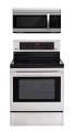 LG LRE3083ST, LMV1683ST Oven Range & Over the Range Microwave Set FACTORY REFURBISHED (FOR USA)