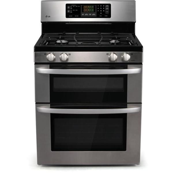LG LDG3011ST 6.1 cu. ft. Gas Double Range with 4 Sealed Burners Self