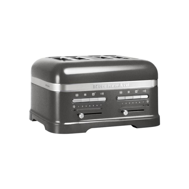 kitchenaid 5kmt4205ems toaster artisan 4-slices medallion silver