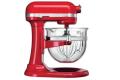 KITCHEN AID 5KSM6521XEER Mixer 500 Watt Motor - 6 Qt. Glass Bowl 220 volts RED