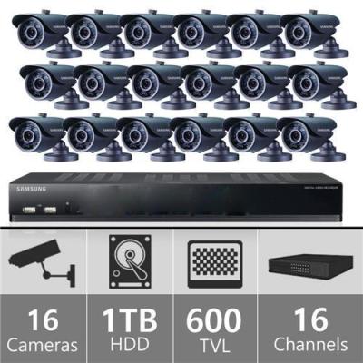 Samsung SDS-V5080F 16 Ch Security Camera System 110-220 volts