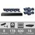 Samsung  SDS-V5080N - 16ch Security Camera System 110-220 volts