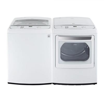 LG WT1701CW, DLEY1701W Front Control Washer & Dryer Set FACTORY REFURBISHED (ONLY FOR USA)