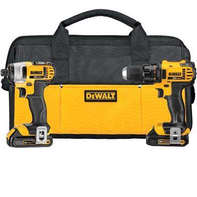 DeWalt DCK280C2220 20V Max Li-Ion Drill/Driver/Impact Driver Combo Kit 220V