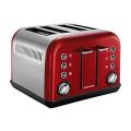 Morphy Richards 242004 4 Slice Accents Toaster 220 240 volts Red