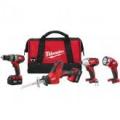 Milwaukee 269524220 M18 4-Tool Combo Kit 220V