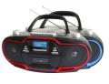 Super Sonic SC-745 PORTABLE MP3/CD PLAYER WITH USB/AUX INPUTS, CASSETTE RECORDER & AM/FM RADIO 110-220 volts