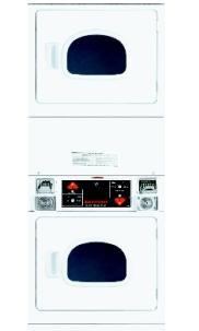 Speed Queen SSE917/SSG919 Stack Dryer Coin Slide-Operated for 220 Volts 50 Hz