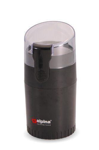 Alpina SF-2817 Electric Coffee/Spice/Nut Grinder for 220/240 Volt Countries (Not for Usa), Black