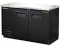 True TRTBB2 Commercial Solid Swing Door Back Bar Cooler 220-240 Volt/ 50Hz