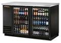 True TRTBB2GLD Commercial Glass Swing Door Back Bar Cooler with LED Lighting 220-240 Volt/ 50 Hz