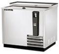 True TRTD36-12S Commercial Solid Slide Lid Stainless Steel Deep Well Horizontal Bottle Cooler 220-240 Volt/ 50 Hz