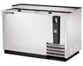 True TRTD50-18S Commercial Solid Slide Lid Stainless Steel Deep Well Horizontal Bottle Cooler 220-240 Volt/ 50 Hz