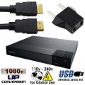 SONY BDP-S1500 MULTI SYSTEM REGION FREE BLU RAY DISC DVD PLAYER - PAL/NTSC - USB - 100-240V 50/60H Region A