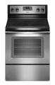 Whirlpool 4KWFE7685ES Stainless Steel Ceramic Glass Self Cleaning Range 220-240 volts 50 Hertz