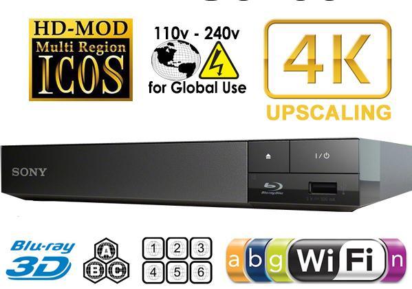 sony bdp-s6500 2k/4k multi region all system blu ray disc dvd player