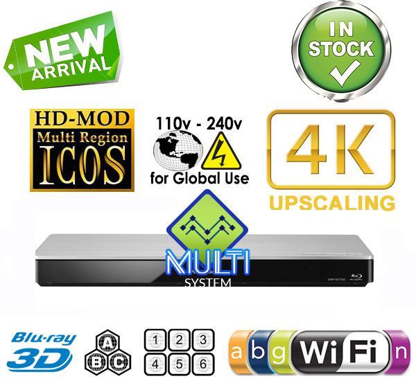 PANASONIC DMPBDT460 2K/4K Multi Region All System Blu Ray Disc DVD