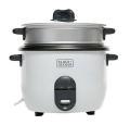 Black & Decker RC1860 700W 1.8 L 7.6 Cup Rice Cooker White for 220-240 volts  (Non-USA Compliant)