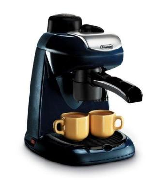 Delonghi EC7 4-Cup Cappuccino and Coffee Maker, Black for  220-Volts