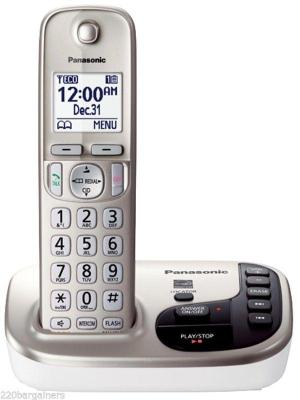 without low radiation, phone phone, KX-TGH710GS cordless Panasonic answering (DECT machine