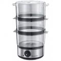 Russell Hobbs 14453 Food Collection Compact Food Steamer 7 L - Brushed Stainless Steel 220 240 volts,