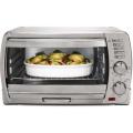 Oster TSSTTVSKBT-053 6 Slice Brushed Stainless Steel Toaster Oven 220-240 Volts