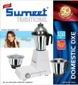 Sumeet Domestic-DXE 110V Traditional Indian Mixer Grinder, White 110 Volts ONLY FOR USA AND CANADA