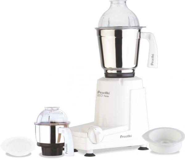 Preethi Eco Twin Jar Mixer Grinder, 550Watt 110 Volts ONLY FOR USA AND