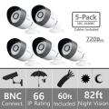 Samsung SDC-8440BC Lot of 5 Weatherproof 720p High Definition Camera (AHD Only)