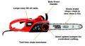 Black & Decker GK1935T 35cm 1900W Electric Chainsaw 220 volts NOT FOR USA