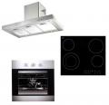 EF Professional Elba 220 volts 50 hz Electric Cooktop,(HB-AV-460A) Built in Oven(BO-AE62A) and Range Hood  (CK-Forte-SS) 220 volts 240 volts 50 hz