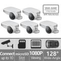 Samsung 5-Pack SNH-E6440BMR HD Outdoor Full HD 1080p WiFi Camera (Refurbished)