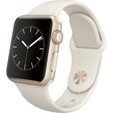 Apple Watch Sport 38mm Aluminum Case with Sport Band WHITE COLOR.