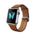 Apple Watch 38mm (MLCL2) Stainless Steel Case with Saddle Brown Classic Buckle
