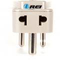 Grounded Universal 2 in 1 Plug Adapter Type D for India, Africa & more - High Quality - CE Certified - RoHS Compliant WP-D-GN