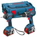Bosch 0615990FN4 18 V Professional Cordless Twin Kit (includes 2 x 4.0 Ah Lithium Ion CoolPack Batteries) 220 VOLTS 50 hZ NOT FOR USA