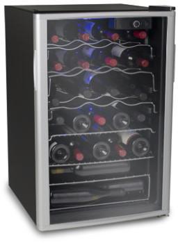 Soleus WK6 21 Inch Freestanding Wine Cooler with 38 Wine Bottle Capacity, Dual Panel Glass Door and Reversible Door Swing 110 VOLTS ONLY FOR USA